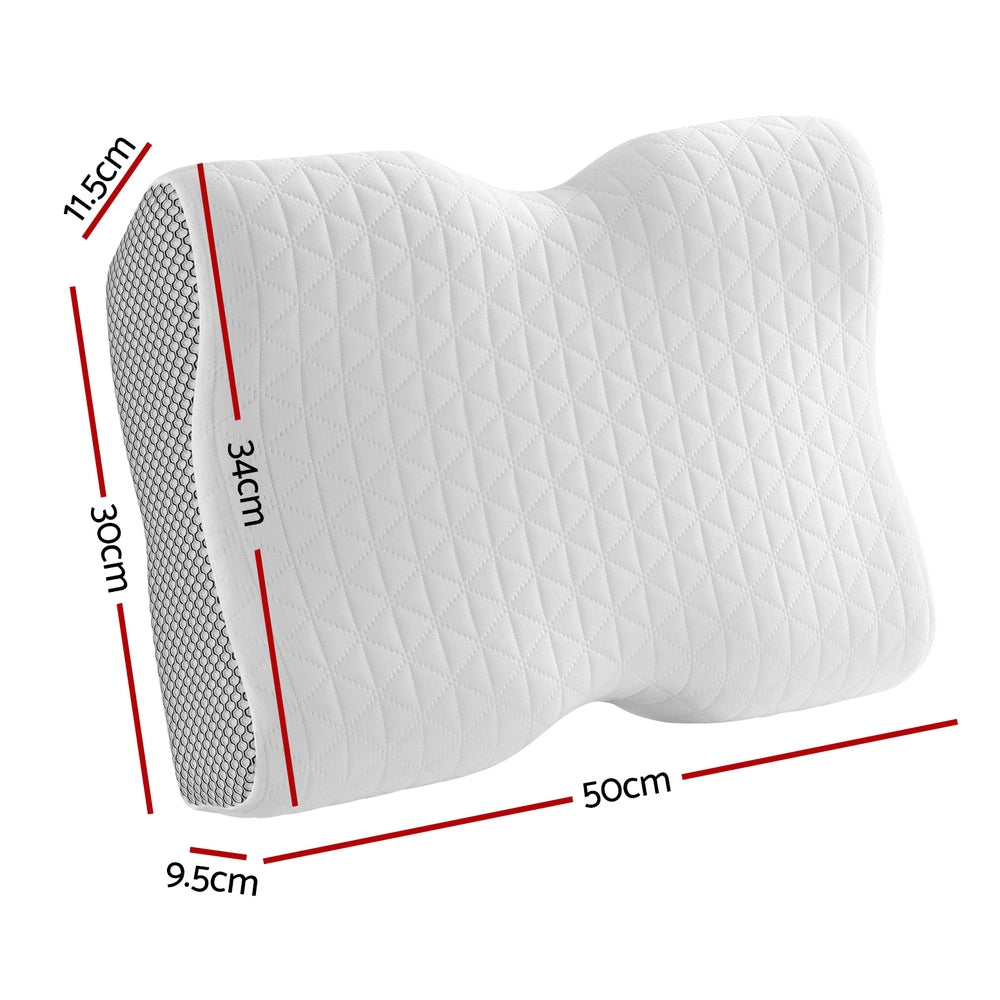 Ergonomic Contour Memory Foam Pillow | Neck Support