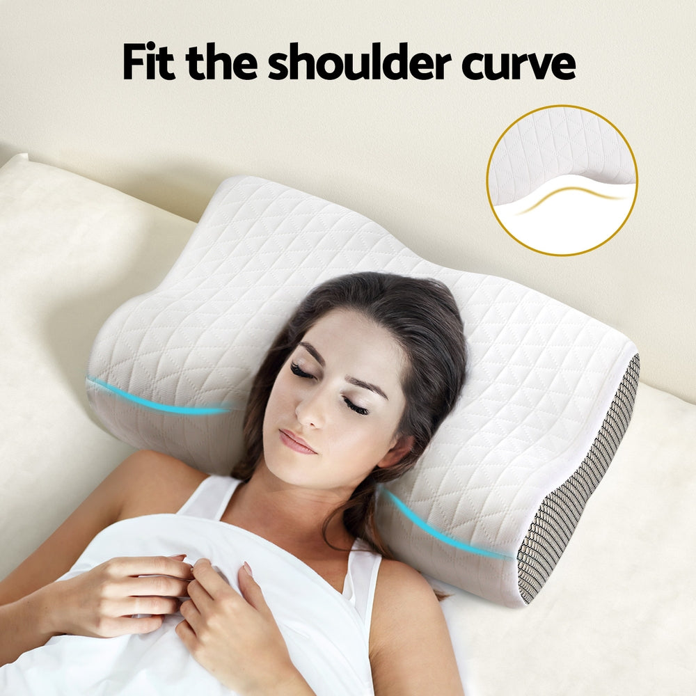 Ergonomic Contour Memory Foam Pillow | Neck Support