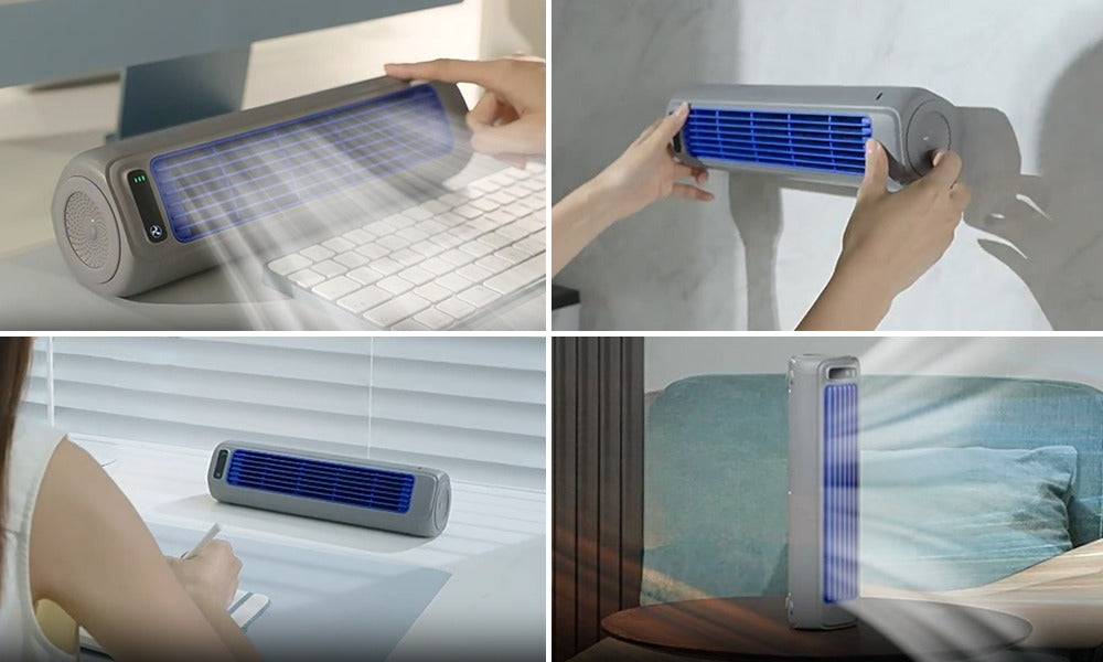 Portable Bladeless Tower Fan | Personal Fan