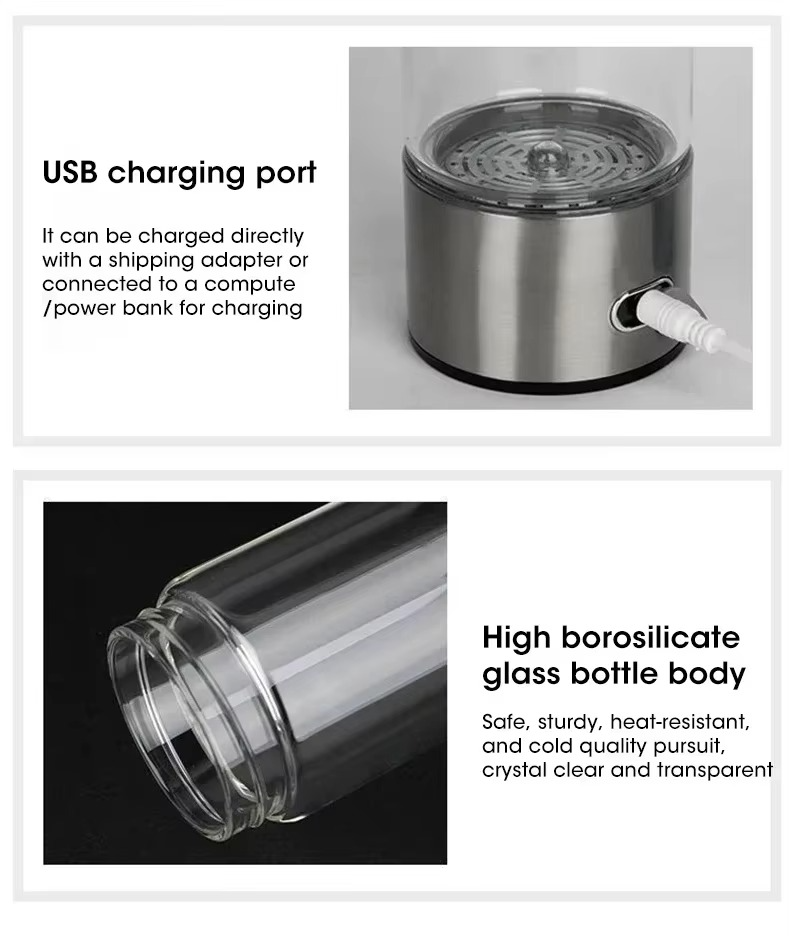 Portable Hydrogen Water Cup | 420ml Bottle