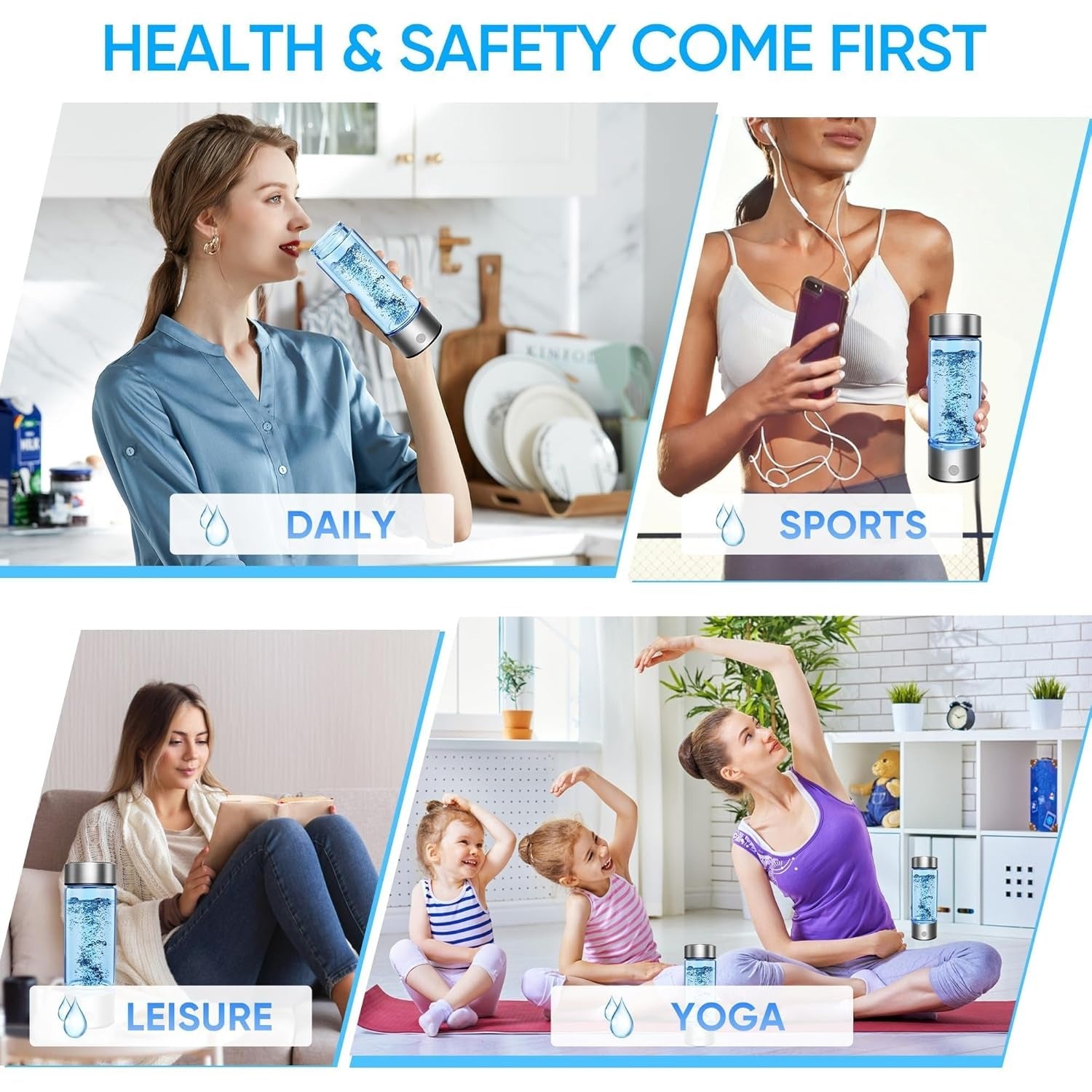 Portable Hydrogen Water Cup | 420ml Bottle