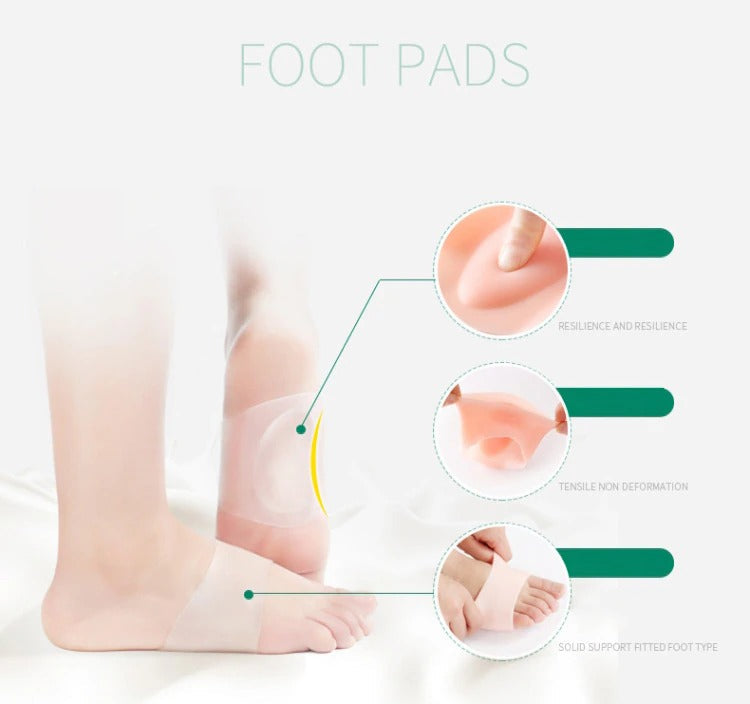 Silicone Arch Support Insoles | Foot Comfort