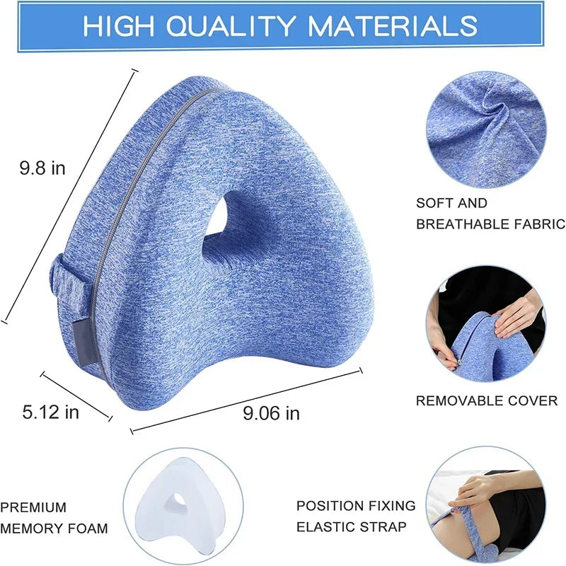 Orthopedic Knee Support Pillow | Side Sleeper Alignment