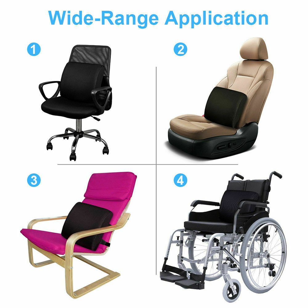 Memory Foam Seat & Back Cushion | Sciatica Support