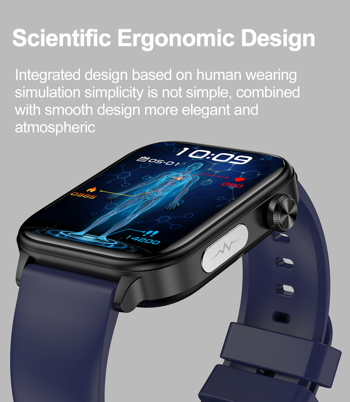 Health & Fitness Smart Watch | ECG & Activity