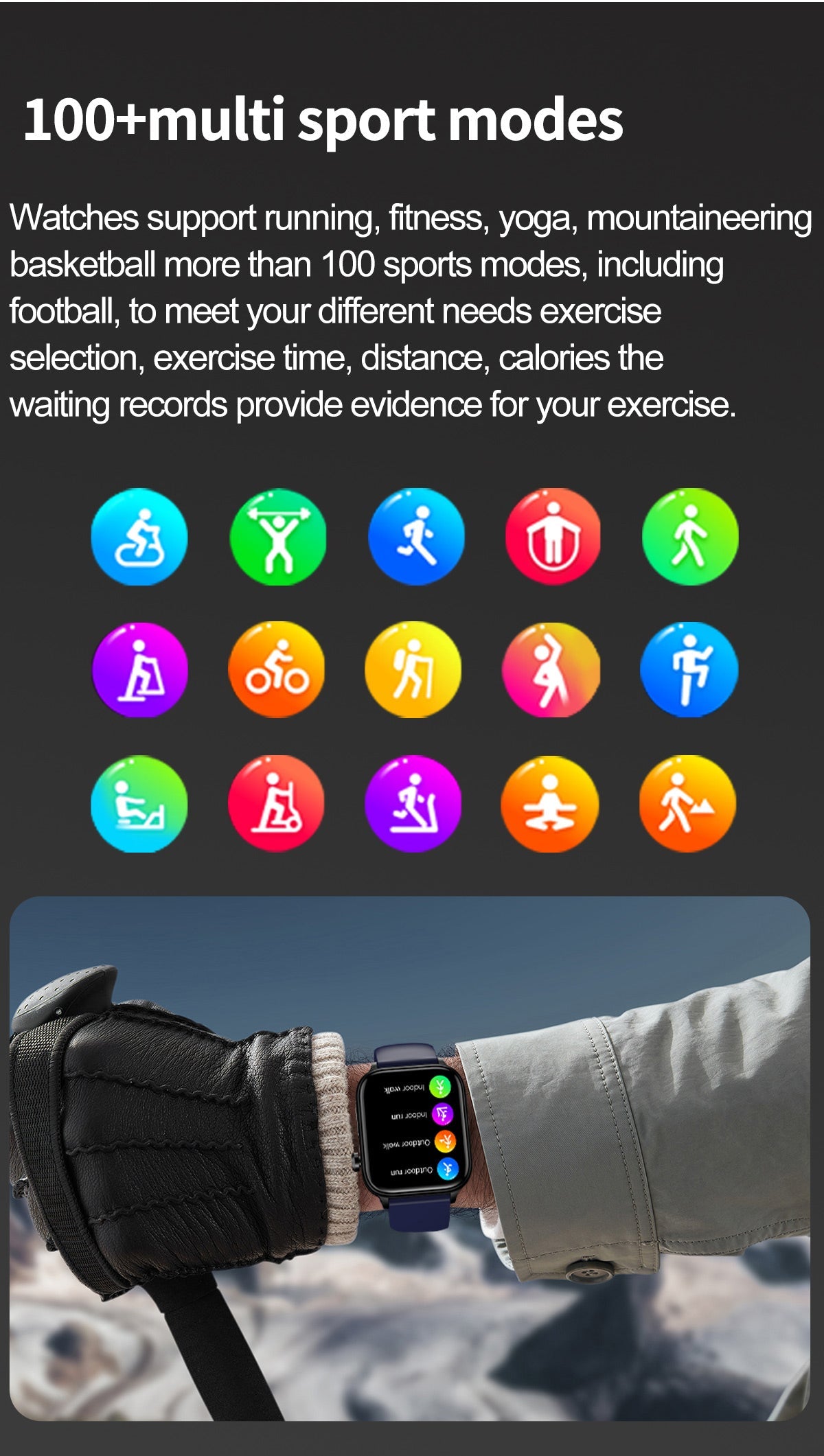 Health & Fitness Smart Watch | ECG & Activity