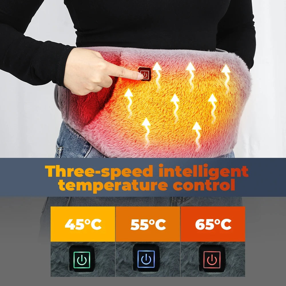Graphene USB Hand & Waist Heating Belt | 3 Level Warmer