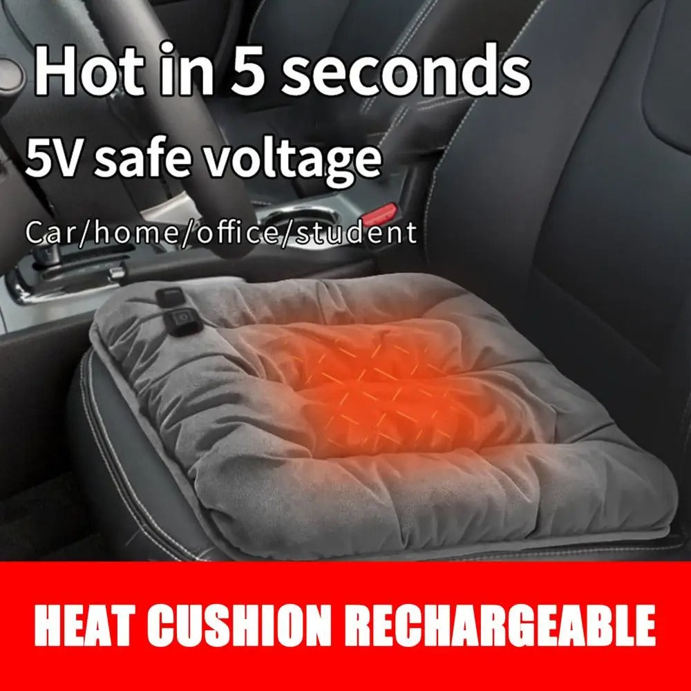 USB Heated Seat Cushion | Portable Warmth