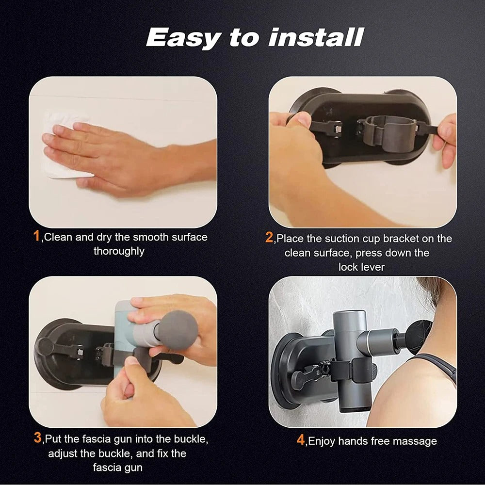 Universal Massage Gun Bracket | Wall Suction Mount