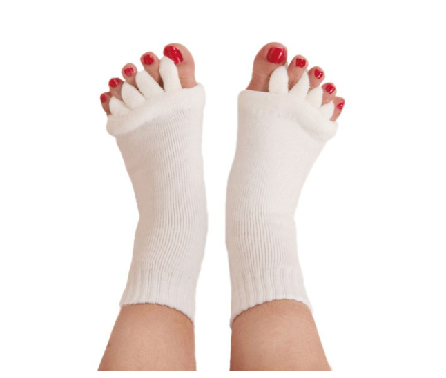 Toe Separator Socks | Cotton Blend Alignment