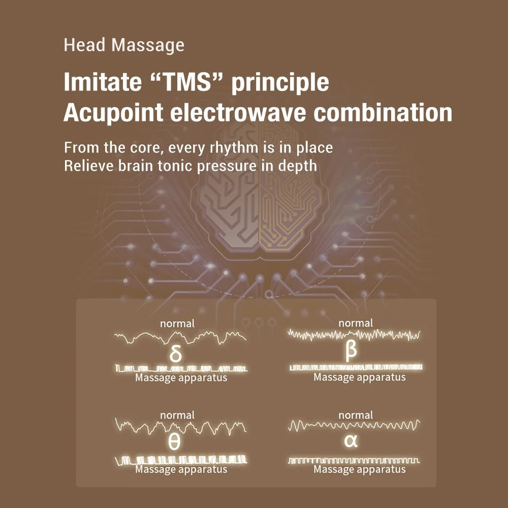 Wireless Head Massager | 12-Claw Scalp Relaxation