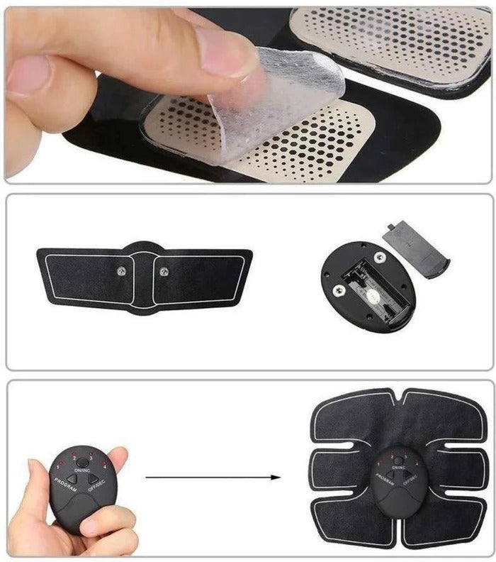 EMS Abs & Glute Stimulator | 6 Modes, 15 Levels