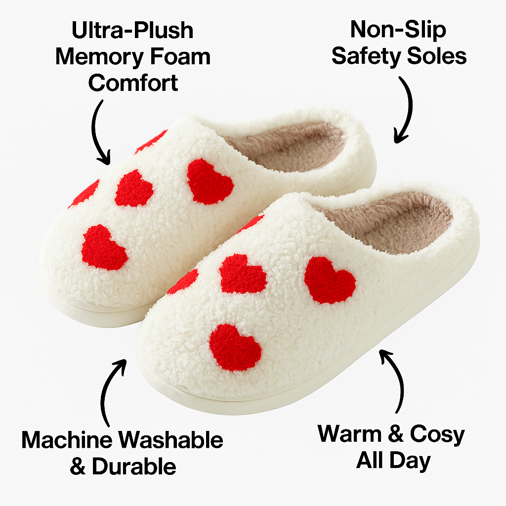 Nordic Comfort Slippers | Plush Memory Foam