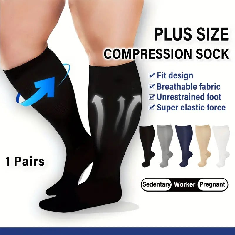Plus Size Compression Socks | Graduated Support
