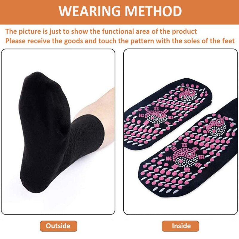 Self-Heating Socks | Thermal Tourmaline Feet